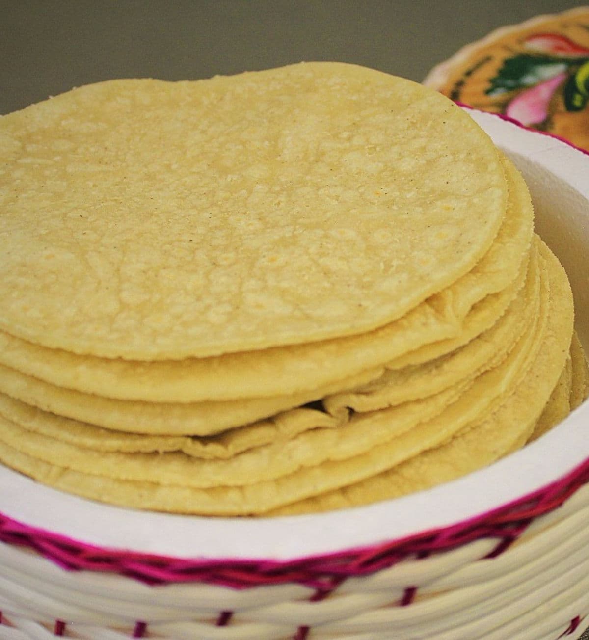 Handmade fresh tortillas at Los Portales tortillería
